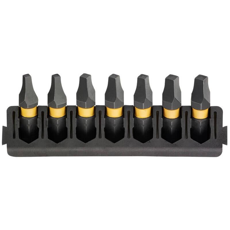 Касета з бітами DeWALT DT70815 SQUARE 25 мм 8 шт висока якість сумісність з кейсами Tough Case