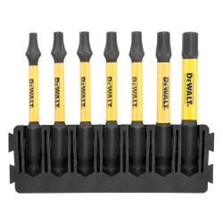 Касета з бітами DeWALT DT70825 57 мм 8 шт. тип TORX для Tough Case разнообразие бит T15 T20 T25 T30 T40 Касета з бітами DeWALT DT70825 57 мм 8 шт. тип TORX для Tough Case разнообразие бит T15 T20 T25 T30 T40