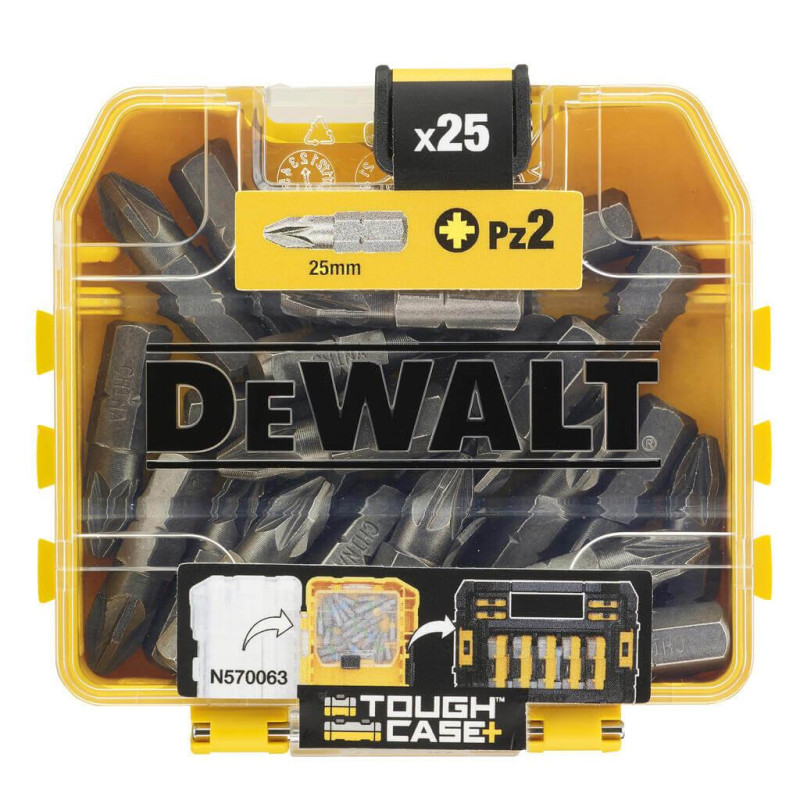 Набір біт DeWALT DT71521 Pozidriv 25 мм 25 штук футляр система TSTAK