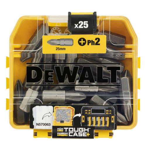 Набір біт DeWALT DT71522 Phillips 25 мм 25 шт футляр TSTAK професійна якість