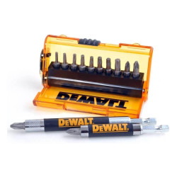 Набір біт DeWALT DT71570 Torx Phillips Pozidriv довжина 25 мм 14 штук магнітний тримач 120 мм Набір біт DeWALT DT71570 Torx Phillips Pozidriv довжина 25 мм 14 штук магнітний тримач 120 мм