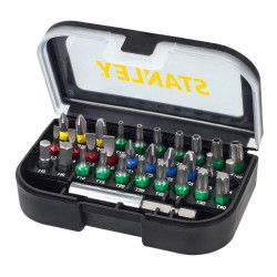 Набір біт STANLEY STA60490 31 шт Pozidriv Philips Torx довжина 60 мм пластиковий кейс Набір біт STANLEY STA60490 31 шт Pozidriv Philips Torx довжина 60 мм пластиковий кейс