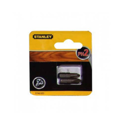 Набір біт STANLEY STA61021 Philips 25 мм 2 шт професійна якість для ручного та електричного інструмента Набір біт STANLEY STA61021 Philips 25 мм 2 шт професійна якість для ручного та електричного інструмента