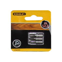 Набір біт STANLEY STA61023 Philips 25 мм 3 шт професійна якість доступна ціна Набір біт STANLEY STA61023 Philips 25 мм 3 шт професійна якість доступна ціна