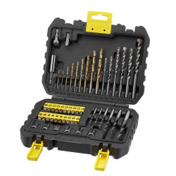 Набір біт і сверл STANLEY STA88546 50 штук тип шлица Phillips Pozidriv Torx длина 25 мм Набір біт і сверл STANLEY STA88546 50 штук тип шлица Phillips Pozidriv Torx длина 25 мм