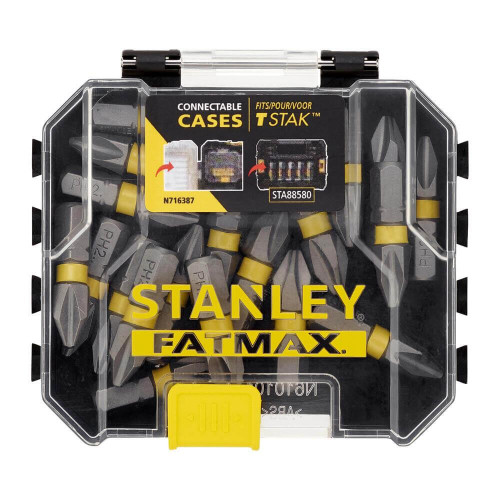 Набір біт STANLEY STA88569 тип шліца Ph2 25 мм 20 шт сумісність з ProSTAK та TSTAK 2.0