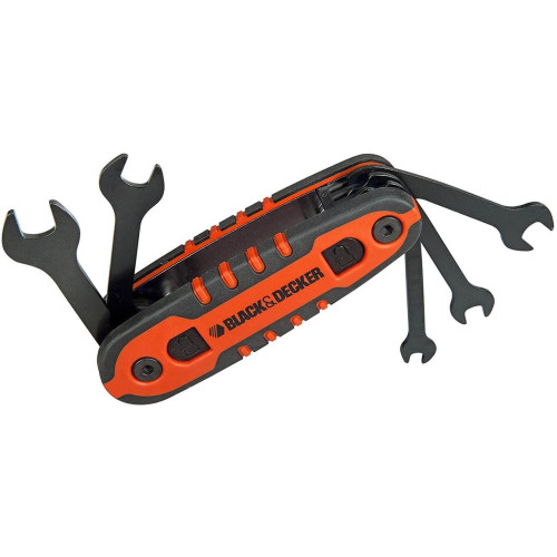Набір ріжкових гайкових ключів BLACK+DECKER BDHT0-71617 5 шт розміри 6-13 мм європейська сталь ергономічний дизайн