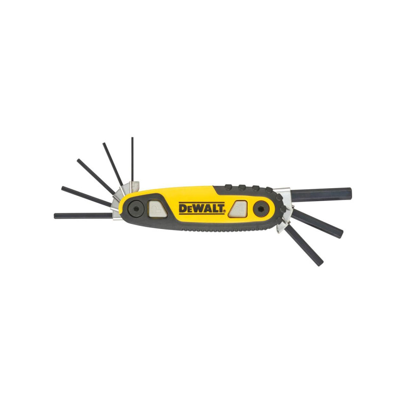 Набір шестигранних ключів DeWALT DWHT0-70263 8 ключів у складанні з блокуванням компактний