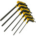 Набір шестигранних метричних ключів STANLEY FMHT0-69049 3-10 мм чорне окислене покриття ергономічна ручка