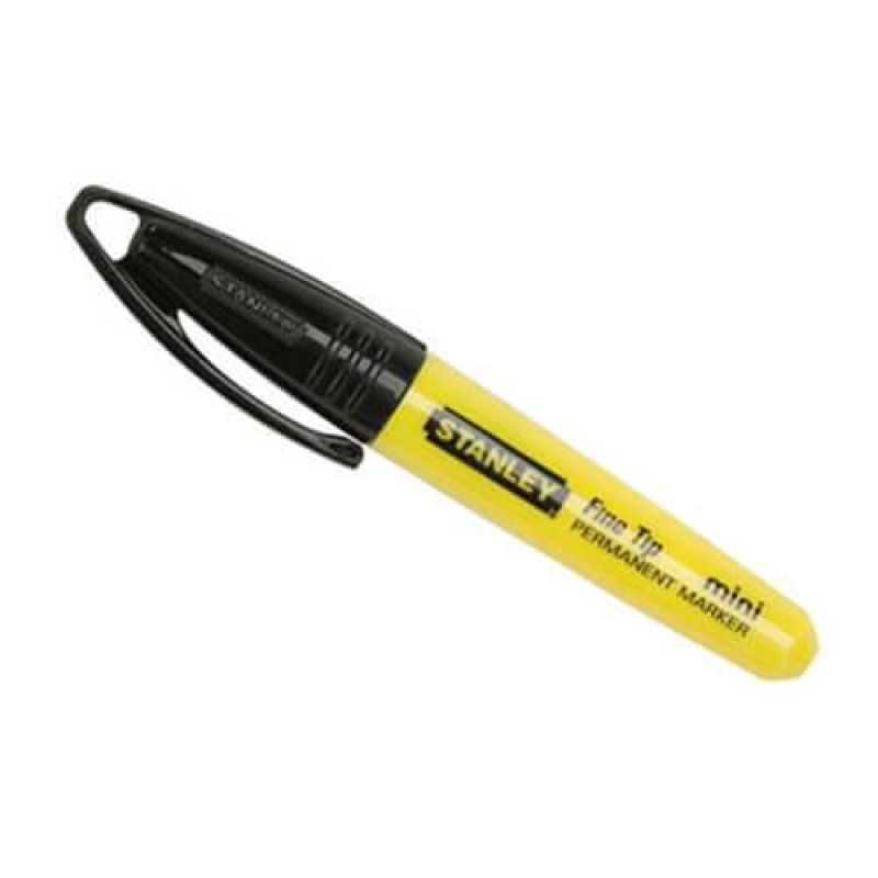 Міні-маркер STANLEY 1-47-324 чорний 90 мм швидковисихаючі чорнила для професіоналів