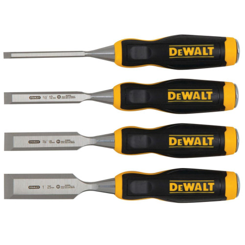 Набір стамесок DeWALT DWHT0-16063 4 предмети довжина жала 150 мм коване лезо з високовуглецевої сталі