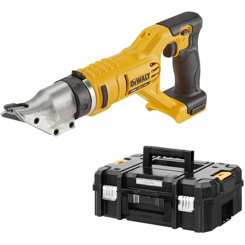 Ножиці по металу DeWALT DCS491NT 18В частота ходів 2450 ход/хв вага 1.8 кг поворотна голівка LED підсвічування