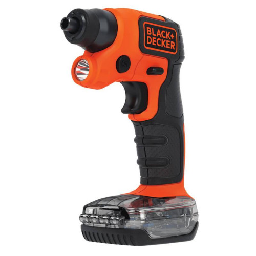 Викрутка-ліхтар BLACK+DECKER BDCSFS30C акумуляторна 3.6 В крутний момент 5.5 Нм вага 0.4 кг