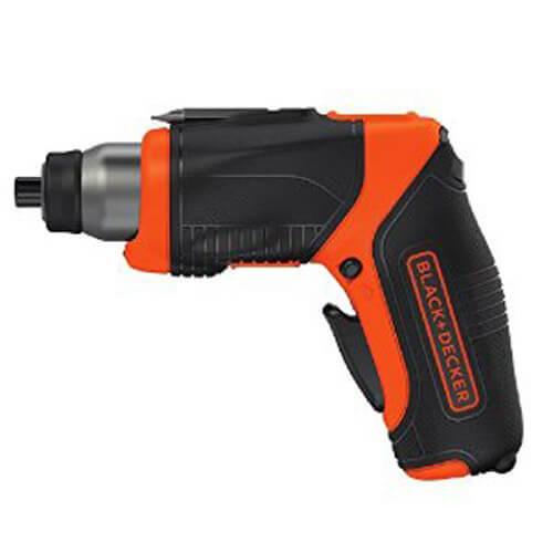 Викрутка акумуляторна BLACK+DECKER CS3653LC 3.6 В крутний момент 6 Нм вага 0.37 кг реверс LED підсвічування