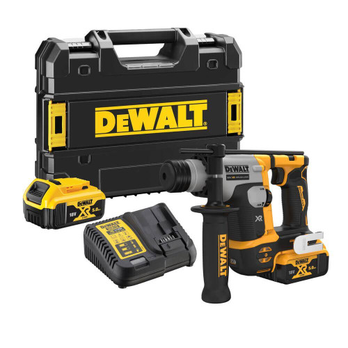 Перфоратор DeWALT DCH172P2 безщітковий 18В 5 Аг 1.4 Дж 2 режими роботи світлодіодне підсвічування