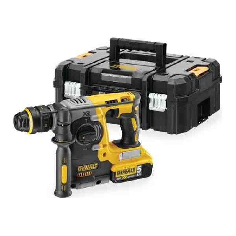 Перфоратор акумуляторний DeWALT DCH273P2T 2.1 Дж енергія удару вага 2.5 кг безщітковий двигун акумулятор 18V 5 Аг