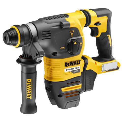 Перфоратор безщітковий DeWALT DCH333NT енергія удару 3.5 Дж вага 3.7 кг акумуляторний тип патрона SDS-Plus