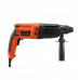 Перфоратор BLACK+DECKER BDHR26KR потужність 800 Вт енергия удара 3 Дж вес 2.3 кг патрон SDS-plus