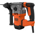 Перфоратор BLACK+DECKER BEHS03K 1250 Вт 5.5 кг енергія удару 4.4 Дж три режими роботи SDS-Plus