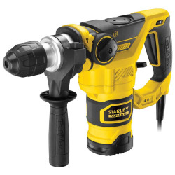 Перфоратор мережевий STANLEY FATMAX FME1250K потужність 1250 Вт вага 5.4 кг енергія удару 3.2 Дж режимів 3 Перфоратор мережевий STANLEY FATMAX FME1250K потужність 1250 Вт вага 5.4 кг енергія удару 3.2 Дж режимів 3
