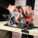 Дискова пилка BLACK+DECKER CS1550 потужність 1500 Вт діаметр диска 190х16 мм частота обертання 5500 об/хв