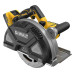 Дискова пилка DeWALT DCS383H2 18 В 5 Ач діаметр диска 184х20 мм вага 4.9 кг глибина різу 67 мм
