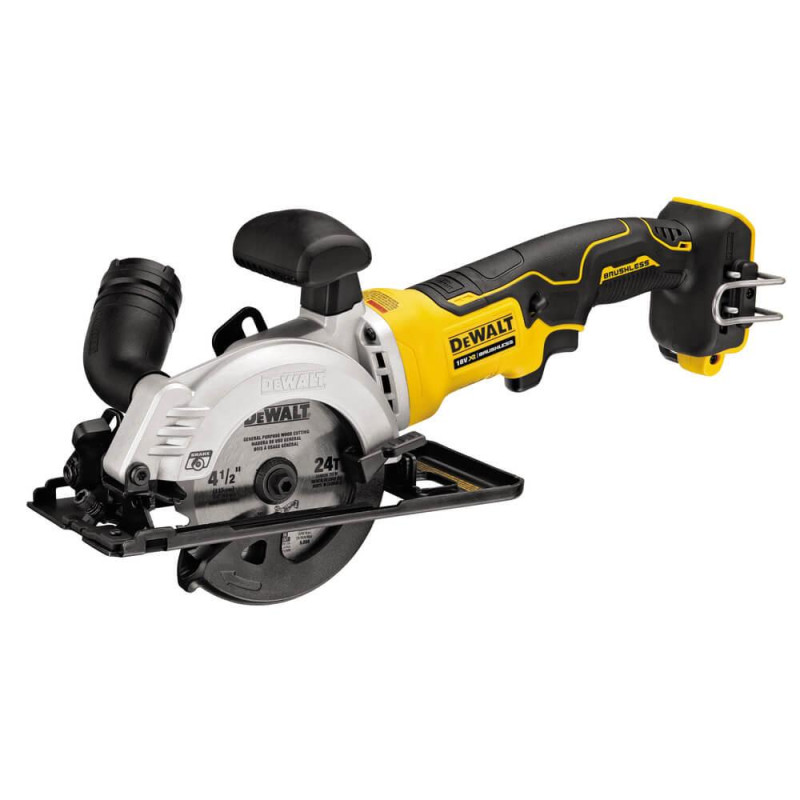 Пила дискова DeWALT DCS571NT акумуляторна безщіткова 115 мм легка 2.5 кг для точних різів
