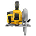 Дисковая пила DeWALT DCS572NT Li-Ion 18В 184х16 мм безщітковий двигатель 3.6 кг максимальний угол наклона 57 °