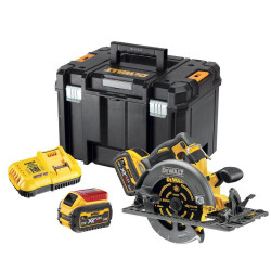 Дискова пила акумуляторна DeWALT DCS579T2 Li-Ion 54В вага 3.6 кг діаметр диска 190х30 мм безщітковий двигун Дискова пила акумуляторна DeWALT DCS579T2 Li-Ion 54В вага 3.6 кг діаметр диска 190х30 мм безщітковий двигун