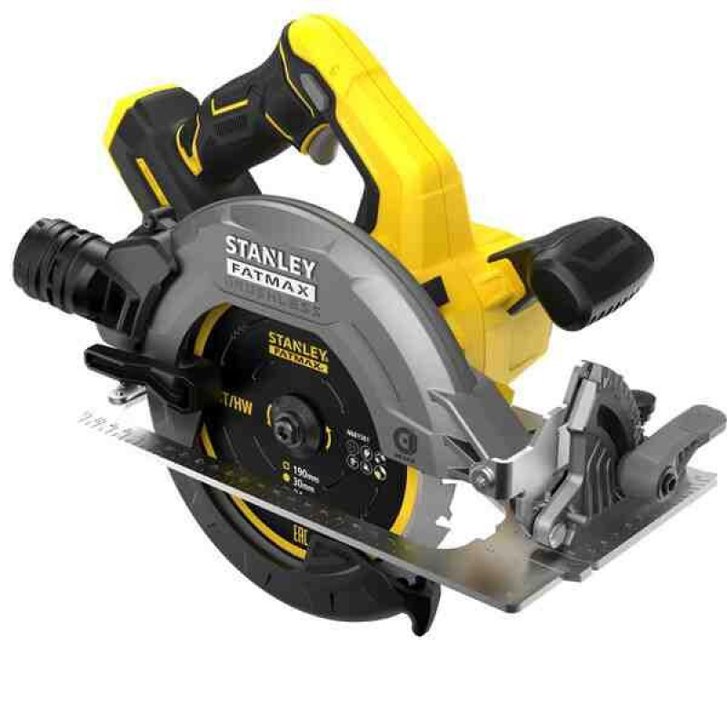 Циркулярна пила STANLEY FATMAX SFMCS550B 18 В безщітковий двигун швидкість 5000 об/хв вага 3.2 кг