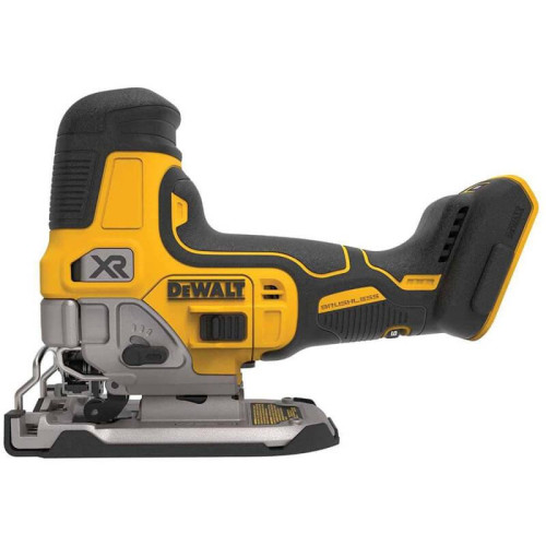 Лобзик акумуляторний DeWALT DCS335N 18В безщітковий двигун 3200 ход/хв глибина різу в дереві 135 мм