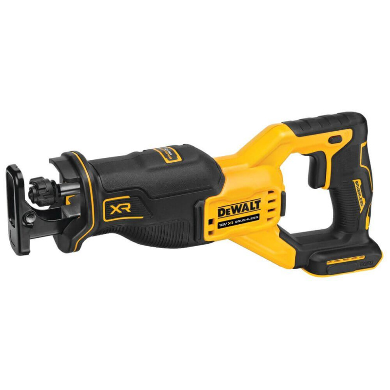 Пила шабельна DeWALT DCS382N 18 В безщітковий двигун вага 2.3 кг довжина ходу 28.6 мм максимальна глибина різу 300 мм