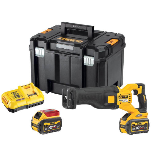 Пила шабельна DeWALT DCS389T2 54В 2 Аг 3000 ход/хв безщітковий двигун Li-Ion для професіоналів