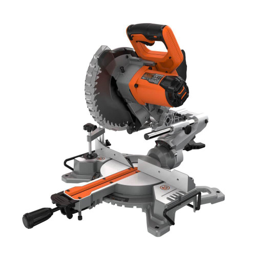 Пила торцювальна BLACK+DECKER BES701 потужність 1500 Вт діаметр диска 216х30 мм частота обертання 4800 об/хв