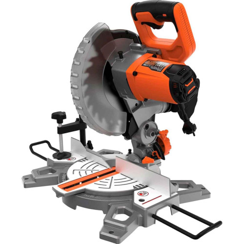 Пила торцювальна BLACK+DECKER BES702 потужність 1500 Вт діаметр диска 216 мм частота обертання 4800 об/хв
