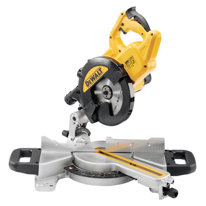 Пила торцювальна DeWALT DWS774 потужність 1400 Вт діаметр диска 216 мм вага 11.5 кг частота обертання 4600 об/хв