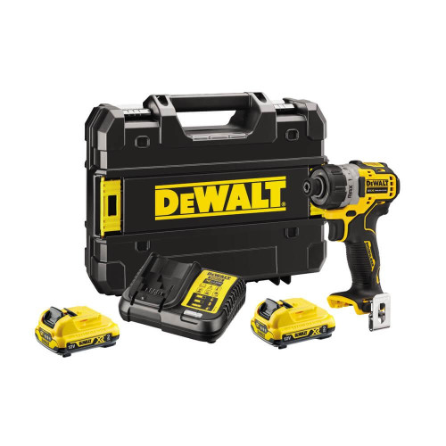 Шурупокрут акумуляторний DeWALT DCF601D2 12V безщітковий крутний момент 8 Нм вага 0.68 кг 2 акумулятора 2 Аг