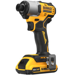 Шурупокрут DeWALT DCF840D2T акумуляторний 18 В 2 Аг 192 Нм безщітковий вага 0.88 кг для професійного використання Шурупокрут DeWALT DCF840D2T акумуляторний 18 В 2 Аг 192 Нм безщітковий вага 0.88 кг для професійного використання