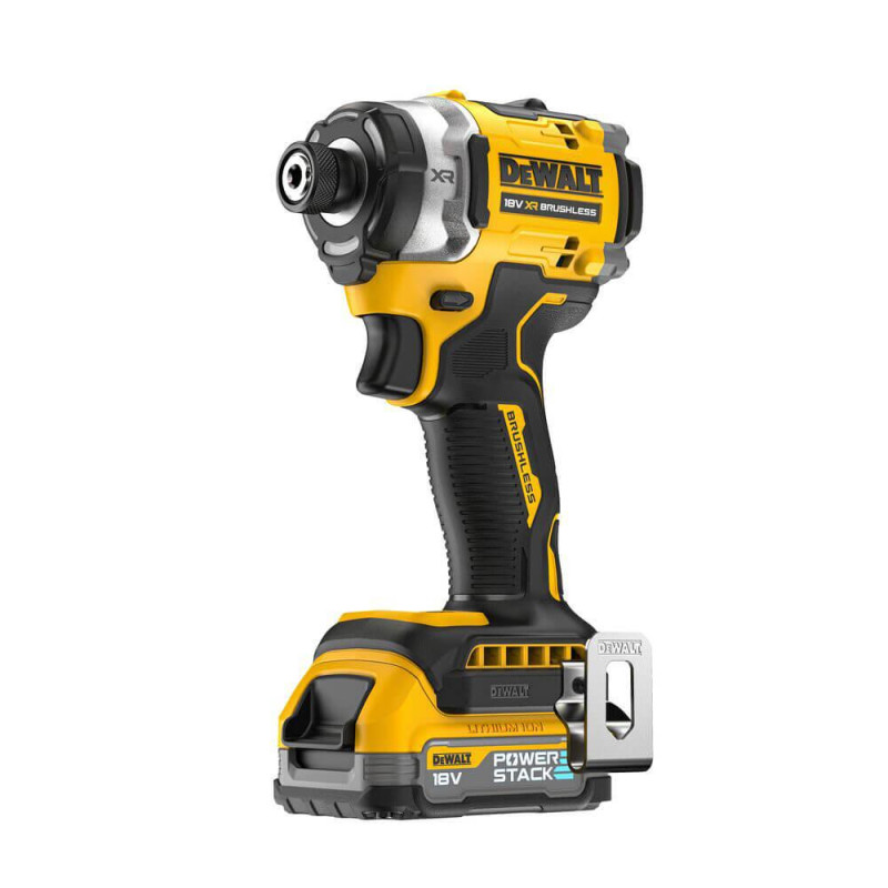 Шурупокрут ударний DeWALT DCF860E2T 18В безщітковий двигун крутний момент 282 Нм вага 1.1 кг