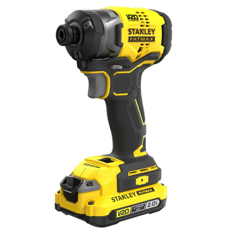Шурупокрут акумуляторний STANLEY FATMAX SFMCF820D2K Li-Ion 18В крутний момент 190 Нм вага 3.51 кг