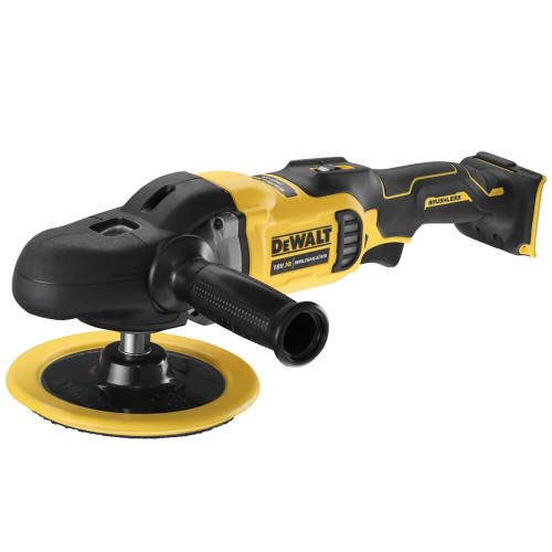 Полірувальна машина DeWALT DCM849N акумуляторна безщіткова 18В 1.9 кг регульовані оберти до 2200 об/хв діаметр підошви 180 мм