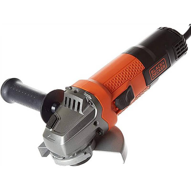 Шліфмашина кутова BLACK+DECKER BEG120 потужність 800 Вт діаметр диска 125 мм швидкість обертання 12000 об/хв