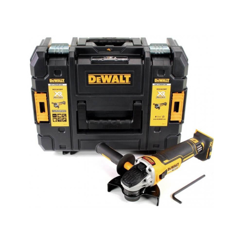 Шліфмашина кутова DeWALT DCG405NT акумуляторна безщіткова 125 мм 1.74 кг 9000 об/хв