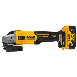 Шліфмашина кутова DeWALT DCG407M1T акумуляторна безщіткова 18 В 4 Ач 9000 об/хв 125 мм 1000 Вт Шліфмашина кутова DeWALT DCG407M1T акумуляторна безщіткова 18 В 4 Ач 9000 об/хв 125 мм 1000 Вт