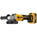 Шліфмашина кутова DeWALT DCG407M1T акумуляторна безщіткова 18 В 4 Ач 9000 об/хв 125 мм 1000 Вт