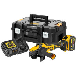 Шліфмашина кутова DeWALT DCG409VST1 акумуляторна безщіткова 18 В 3000-9000 об/хв діаметр диска 125 мм Шліфмашина кутова DeWALT DCG409VST1 акумуляторна безщіткова 18 В 3000-9000 об/хв діаметр диска 125 мм