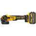Шліфмашина кутова DeWALT DCG409VST1 акумуляторна безщіткова 18 В 3000-9000 об/хв діаметр диска 125 мм