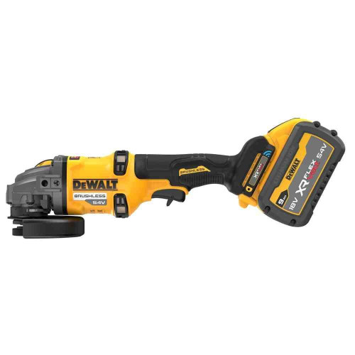 Шліфмашина кутова DeWALT DCG418SHDX2 безщіткова 54 В діаметр диска 125 мм вага 2.4 кг