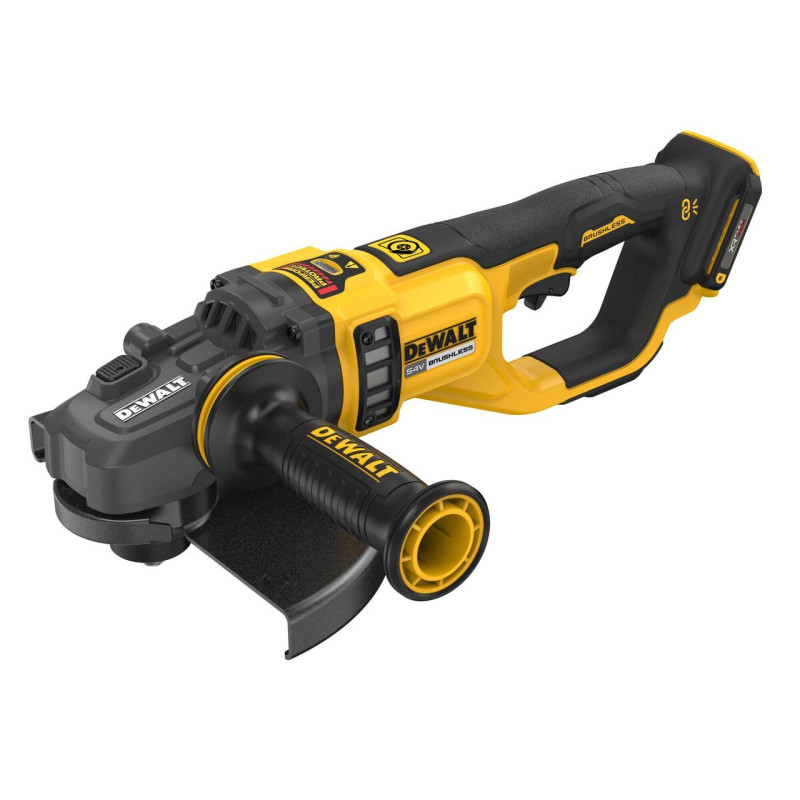 Шліфмашина кутова акумуляторна DeWALT DCG460N безщітковий двигун 230 мм вага 4.7 кг