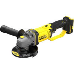 Шліфмашина кутова акумуляторна STANLEY FATMAX SFMCG400B 8500 об/хв 125 мм Li-Ion 18В 2.66 кг Шліфмашина кутова акумуляторна STANLEY FATMAX SFMCG400B 8500 об/хв 125 мм Li-Ion 18В 2.66 кг